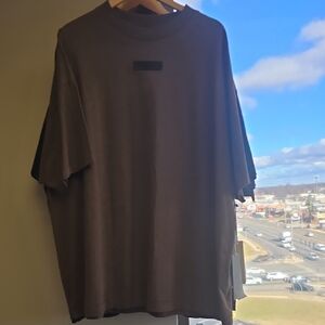 Essentials Dark Brown Short Sleeve Tee